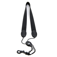 Rico Saxophone Strap, Tenor/Baritone, Black Nylon, Snap Hook