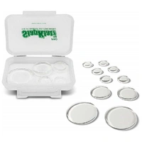 SlapKlatz Pro - Clear 10 Pieces of Superior Drum Gel Dampeners 3 Sizes c/w case