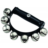 Meinl Percussion SLB7 Hand  Sleigh Bells with Wooden Handle, 7 Bells