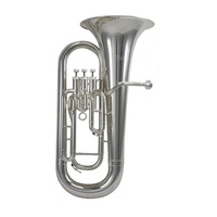 Schagerl SLEP800S 3-Valve Bb Euphonium - Silver Plated Medium  Bore