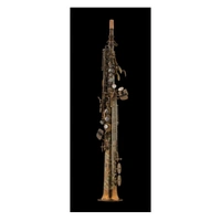 Schagerl Superior Series Straight Soprano Saxophone Fixed Neck Vintage Finish