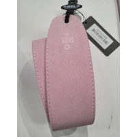 DSL 2.5" Triple Ply Pink Leather Guitar Strap