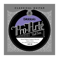 D'Addario Pro-Arte Silver Plated Copper on Nylon Core Half Set  Ex Hard Tension