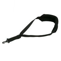 Perri's 1" Saxophone Strap with Plush Padding Black