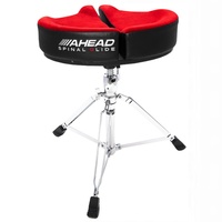 Ahead Spinal-G Saddle Throne - RED - Drum Throne with Memory