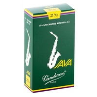 Vandoren SR2625 Alto Sax JAVA Reeds Strength 2.5; Box of 10