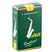 Vandoren SR263 Alto Sax JAVA Reeds Strength 3 Box of 10 