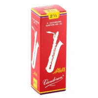 Vandoren Baritone Sax JAVA Red Reeds Strength 2.5; Box of 5
