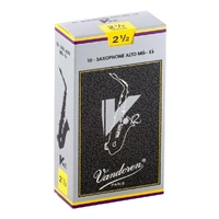 Vandoren SR6125 Alto Sax V.12 Reeds Strength 2.5; Box of 10