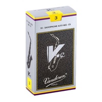 Vandoren Alto Saxophone Reeds V.12 Reeds Strength 3 , Box of 10  SR613