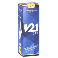 Vandoren SR8235 Tenor Saxophone Reeds V21 Box of 5 Strength 3.5