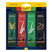 Vandoren Tenor Sax Jazz Reed Mix  1 x  ZZ, V16, JAVA Red & Green Strength 3
