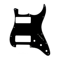 Big Bang Tone Electric Guitar Pickguard USA/MEX Strat 3-Ply Black