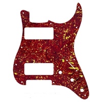 Big Bang Tone Electric Guitar Pickguard USA/MEX Strat 4-Ply Red Tortoise