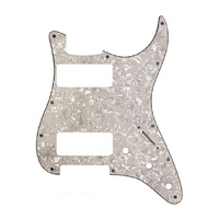 Big Bang Tone Electric Guitar Pickguard USA/MEX Strat 3-Ply White Pearl