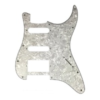 Big Bang Tone 3 Ply White Pearl HSS Humbucker Single Coil Single Coil Pickguard.