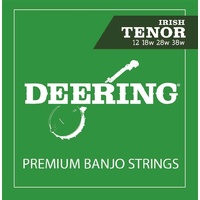Deering Nickel-Plated Steel Irish Tenor Banjo strings 12 - 38w ST-IT