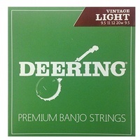Deering Nickel-Plated 5-String Banjo strings - Vintage Light - ST-VL5