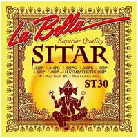La Bella  ST30 Sitar String Set - 7 Main 11 Sympathetic strings Loop Ends