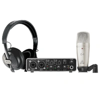 The Behringer U-Phoria Studio Complete Pro Recording Bundle With USB Interface