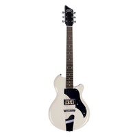SUPRO Electric Guitar Jamesport Antique White - Gold Foil Pickup