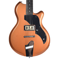 SUPRO Electric Guitar Jamesport Bronze Metallic - Gold Foil Pickup