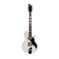 SUPRO Electric Guitar Westbury Artic White - Gold Foil Pickups