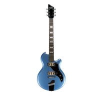 SUPRO Electric Guitar Westbury Metallic Blue - Gold Foil Pickups