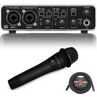 Behringer U-PHORIA UMC202HD - USB  Audio Interface enCore 200 Vocal EOFY Sale