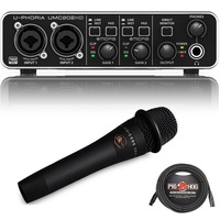 Behringer U-PHORIA UMC202HD - USB Audio Interface enCore 200 Vocal EOFY Sale
