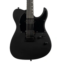 Spira Guitars T-400 MBK BAR 27"-Scale Baritone Electric Guitar - Satin Black