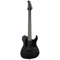 Spira T407MBK 7 String Electric Guitar w/ Spira Villian Humbucker Set, Black