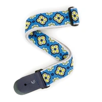 D'Addario Woven Guitar Strap, Latin Tile Art, Blue