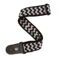 D'addario Planet Waves T20S1506 Chevron Guitar Strap - Black / Grey