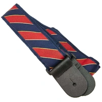 D'addario Planet Waves T20W1410 2-Inch Tie Stripes Guitar Strap - Blue / Red