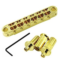 TonePros T3BT Tune-o-matic Bridge Metric Large Posts Gold