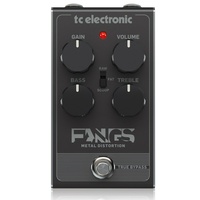 TC Electronic Fangs Ultra-Thick, High Gain Distortion Guitar Effects Pedal