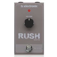 TC Electronic Rush Booster Guitar Effects Pedal Clean Boost with 20 db Gain