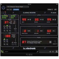 TC Electronic Classic Mixing Reverb Plug-in TC8210 Native / TC8210-DT