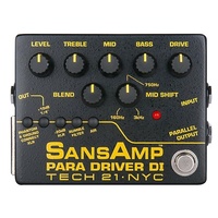 Tech 21 SansAmp Version 2 Para Driver DI Preamp Pedal V2
