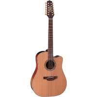 Takamine TEN10C12 Natural Series 12-String Dreadnought AC/EL Guitar with Cutaway