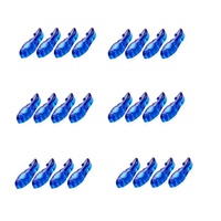 Big Fat Snare Drum Tuner Fish Lug Locks - BLUE 24 PACK