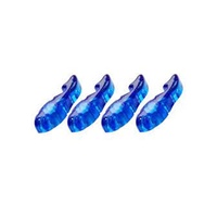 Big Fat Snare Drum Tuner Fish Lug Locks - BLUE 4 PACK