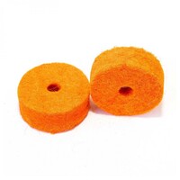 Tuner Fish Lug Locks Cymbal Felts 10pk, Orange 