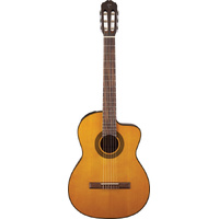 Takamine GC1 Series AC/EL Classical Guitar with Cutaway in Natural Gloss Finish