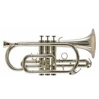 Trevor James - 4500 Renaissance Bb Cornet - Silver Plated