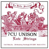 La Bella 7CU Professional Series 7-Cousre Medium  Tension Tenor Lute Strings
