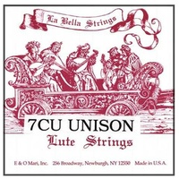 La Bella 7CU Professional Series 7-Cousre Medium Tension Tenor Lute Strings