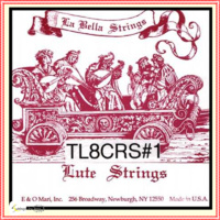La Bella TL 8crs. #1,  8 Course Tenor Lute Strings  Full Set