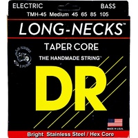 DR Long Necks Tapered Stainless Steel Bass Strings TMH-45 Medium 45-105